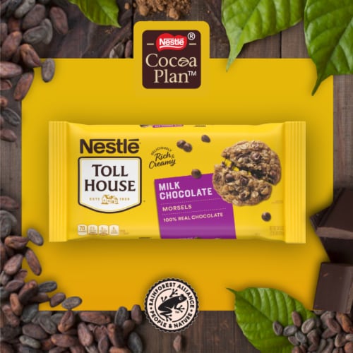 Nestle Toll House Milk Chocolate Chips Perspective: top