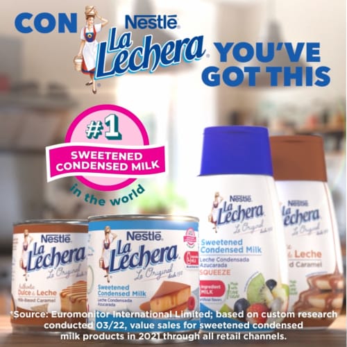 Nestle La Lechera Dulce de Leche Milk Based Caramel Perspective: top