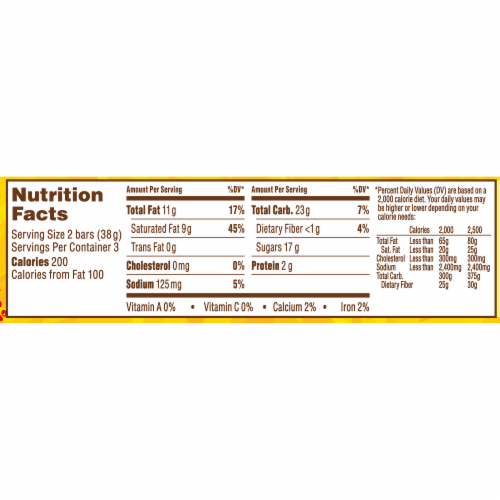 Butterfinger Peanut Butter Crisp Bar 6 Pack Perspective: top