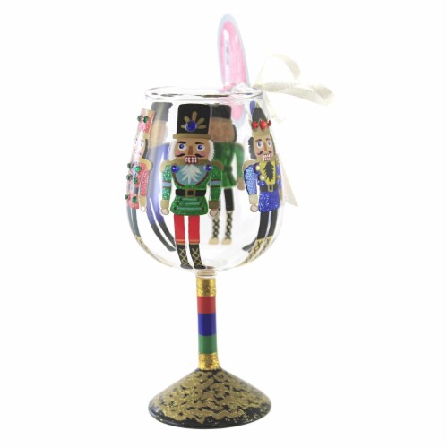 Holiday Ornament My Nutcracker Collection Glass Hand Painted 6009424 Perspective: top