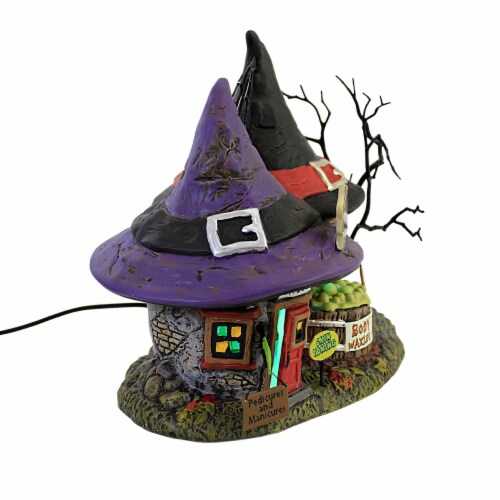 Department 56 House Rachel's Retreat & Spa Halloween Snow Village 6007781 Perspective: top
