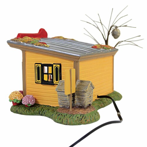 Department 56 House Honey Hive Ceramic Halloween Snow Village 6007789 Perspective: top