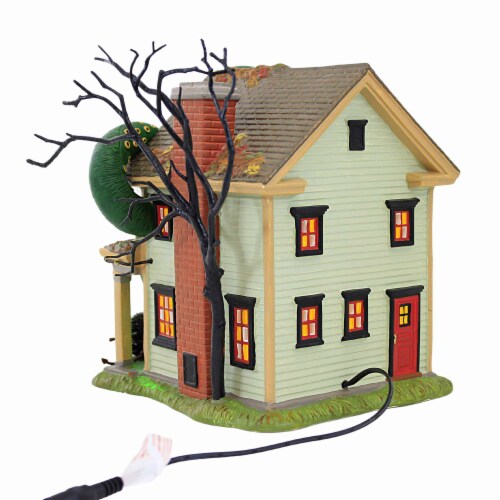 Department 56 Villages 7.75 The Kraken House Halloween Village Haunted Squid Octopus Perspective: top