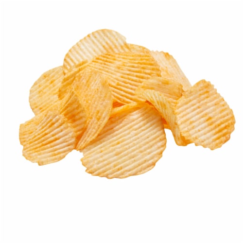 Ruffles® Cheddar & Sour Cream Flavored Potato Chips Perspective: top