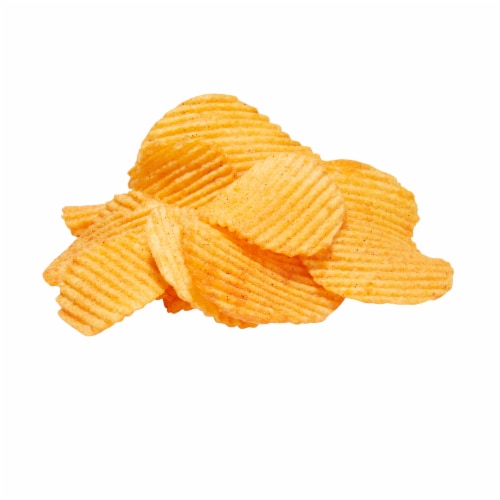 Ruffles Queso Cheese Flavor Potato Chips Perspective: top