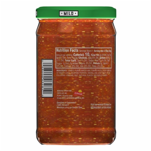 Tostitos Mild Chunky Salsa Dip Perspective: top