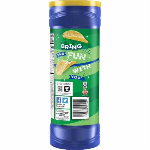 Lays® Stax Sour Cream and Onion Snacks Stacks Crisps Potato Chips Perspective: top