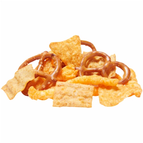 Munchies® Cheese Fix Flavored Snacks & Chips Mix Perspective: top