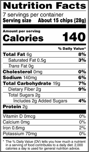 SunChips® French Onion Whole Grain Chips Perspective: top