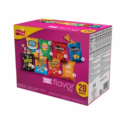 Frito-Lay® Flavor Mix Chips Variety Pack Perspective: top
