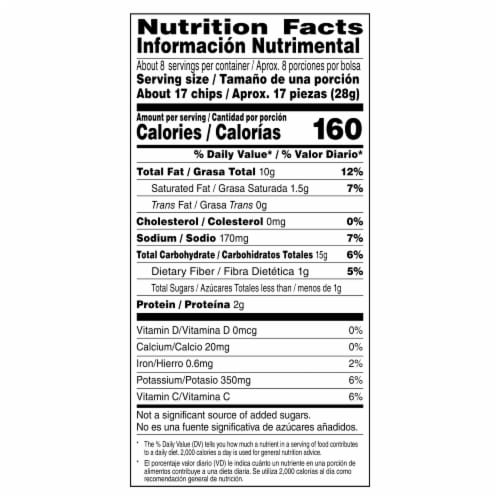 Lay's® Chile Limon Potato Chips Perspective: top