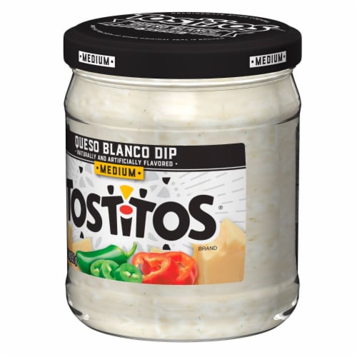 Tostitos Medium Queso Blanco Dip Perspective: top