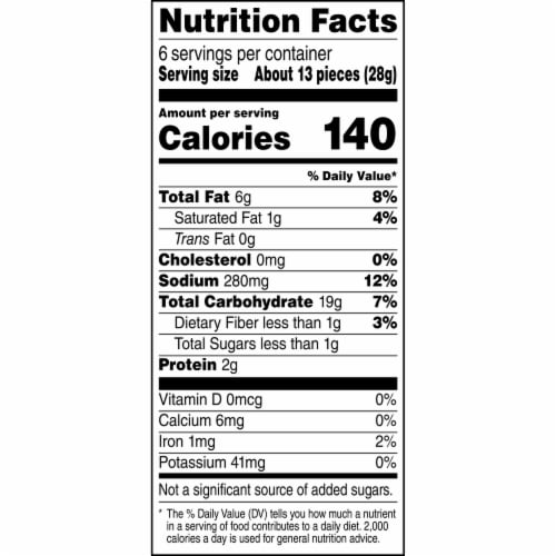 Funyuns® Onion Rings Chips Perspective: top