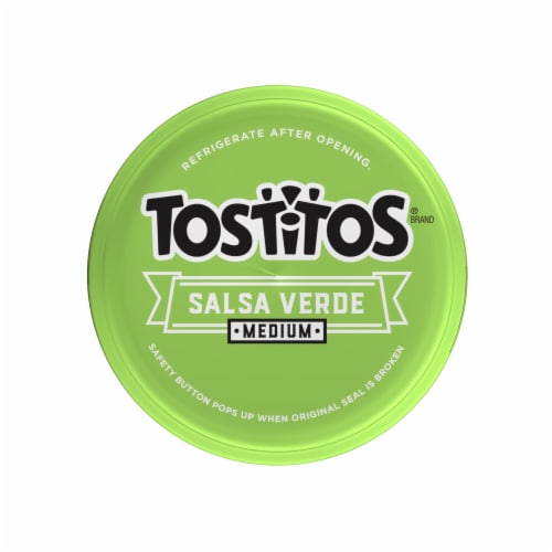 Tostitos® Salsa Verde Salsa Dip Perspective: top