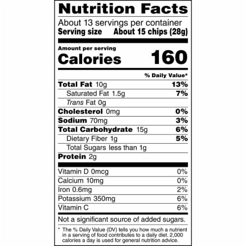 Lay's® Lightly Salted Potato Chips Party Size Perspective: top