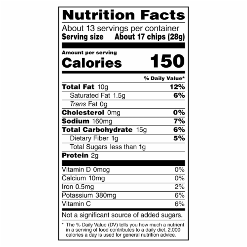Lay's® Dill Pickle Potato Chips Party Size Perspective: top