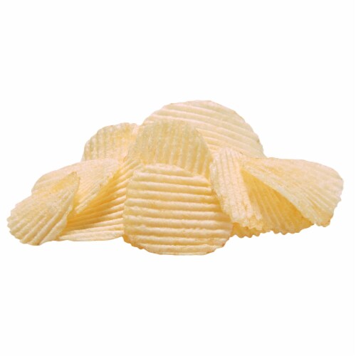Ruffles® Simply Sea Salted Reduced Fat Potato Chips Perspective: top