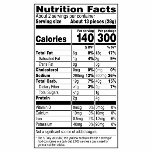 Funyuns® Onion Rings Chips Perspective: top