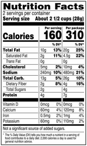 Smartfood® White Cheddar Popcorn Perspective: top