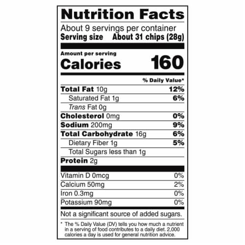 Fritos® Bar-B-Q Flavored Corn Chips Perspective: top