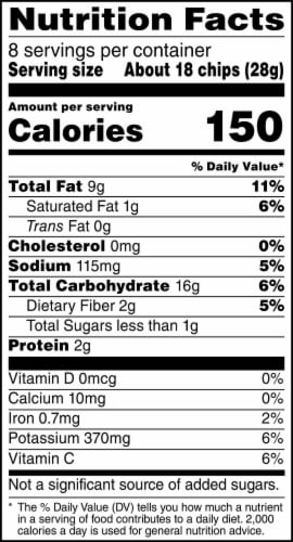 Lay's® Kettle Cooked Salt and Cracked Pepper Kettle Potato Chips Perspective: top