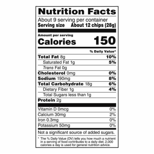 Doritos® Spicy Nacho Flavored Tortilla Chips Perspective: top