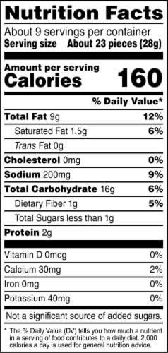 Fritos® Honey BBQ Flavor Twists Corn Chips Perspective: top