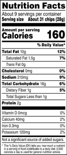Fritos® Chili Cheese Corn Chips Perspective: top