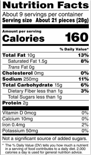 Cheetos® Crunchy Cheese Chips Perspective: top