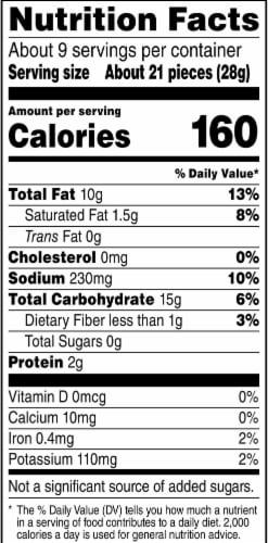 Cheetos® Crunchy Cheddar Jalapeno Chips Perspective: top