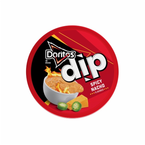 Doritos® Spicy Nacho Flavored Dip Perspective: top