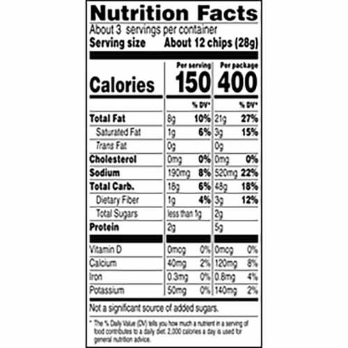 Doritos® Flamin' Hot Cool Ranch Flavored Tortilla Chips Perspective: top