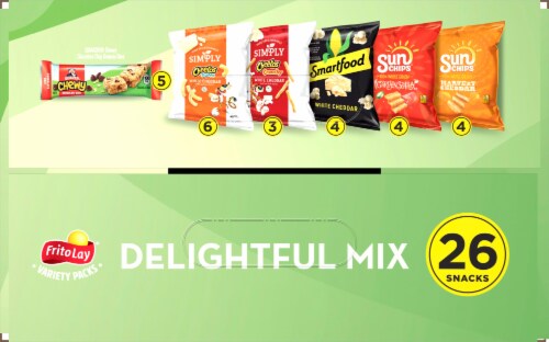 Frito-Lay® Delightful Mix Snacks Variety Pack Perspective: top