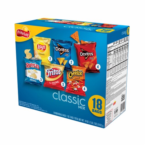 Frito-Lay® Classic Mix Chips Variety Pack Perspective: top