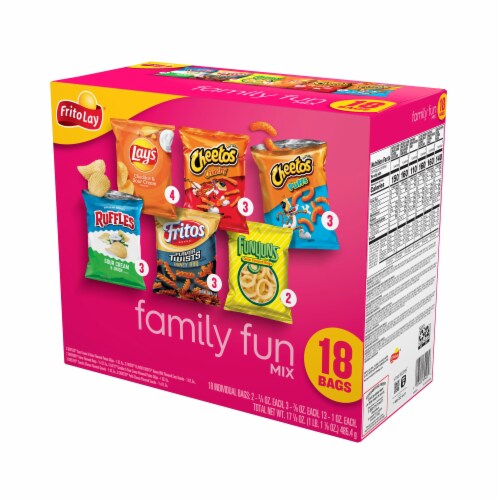 Frito-Lay® Family Fun Mix Chips Variety Pack Perspective: top