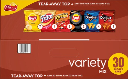 Frito Lay® Snacks Variety Mix Perspective: top