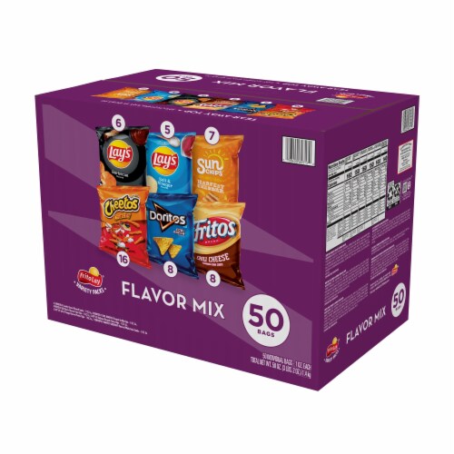 Frito-Lay® Flavor Mix Chips Variety Pack Perspective: top