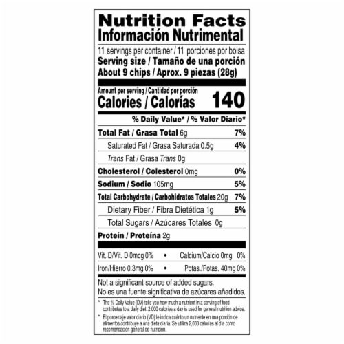 Santitas® Yellow Corn Tortilla Chips Perspective: top