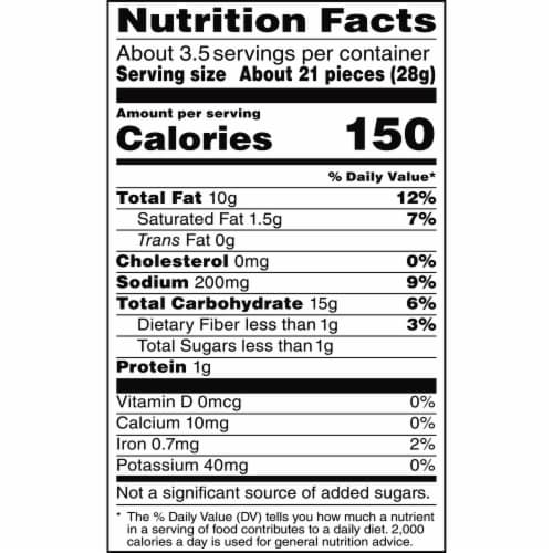 Cheetos® Flamin' Hot Tangy Chili Fusion Chips Perspective: top