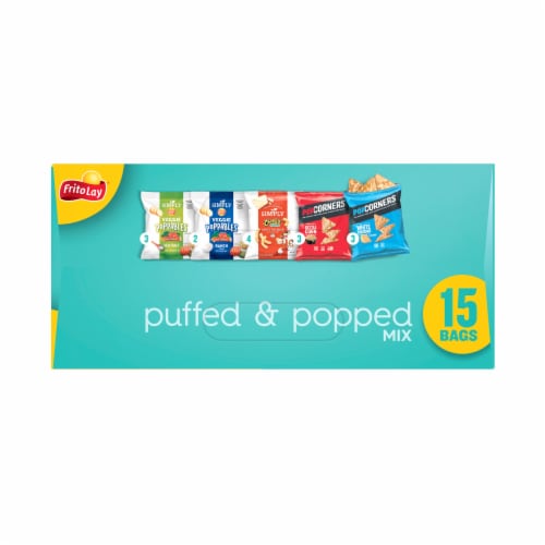 Frito Lay® Puff & Pop Variety Mix Snacks Perspective: top