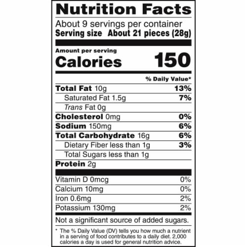 Cheetos® Crunchy Cheese Buffalo Chips Perspective: top