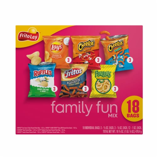 Frito-Lay® Family Fun Mix Chips Variety Pack Perspective: top