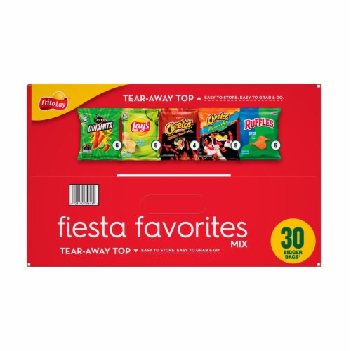 Frito Lay® Fiesta Favorites Snack Variety Pack Perspective: top