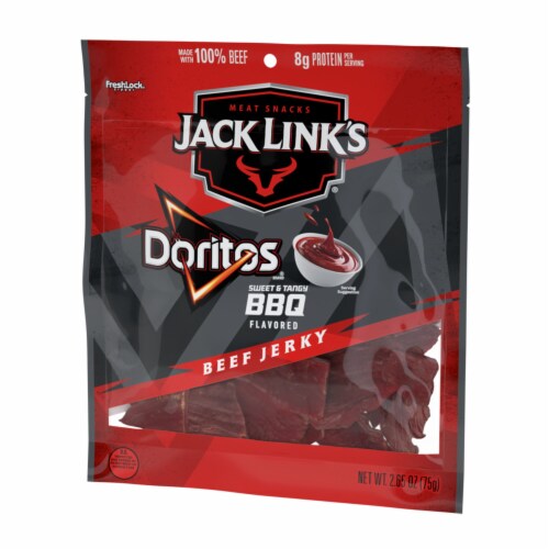 Jack Link's Beef Jerky Sweet And Tangy BBQ Perspective: top