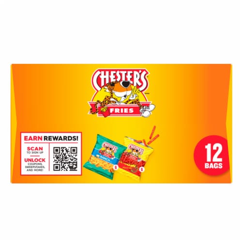 Chester's® Flamin' Hot® and Ranch Fries Variety Pack Perspective: top
