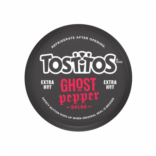 Tostitos® Extra Hot Ghost Pepper Salsa Dip Perspective: top