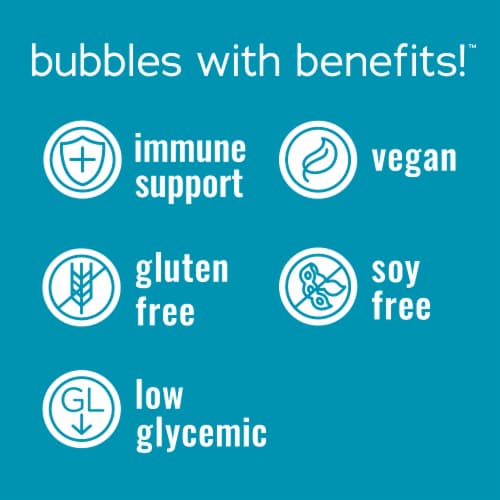 BUBBL'R Twisted Elix'r Antioxidant Sparkling Water Cans Perspective: top