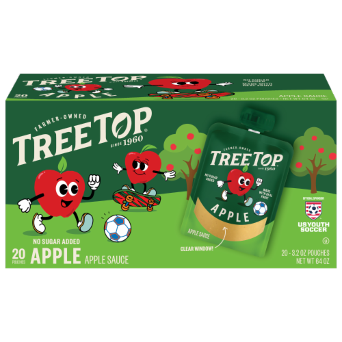 Tree Top® Apple Sauce Pouches Perspective: top