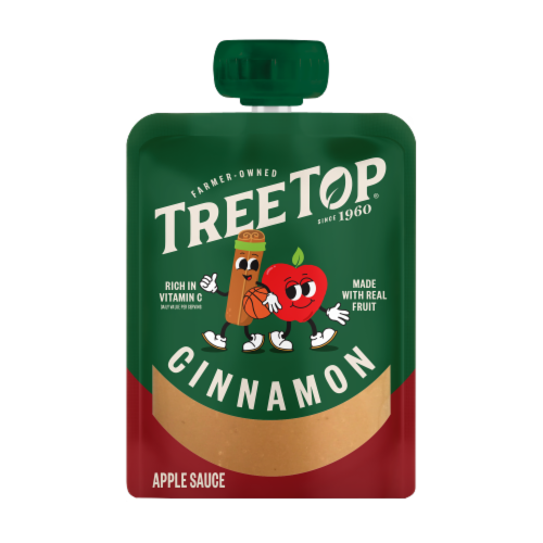 Tree Top® Cinnamon Apple Sauce Pouches Multipack Perspective: top