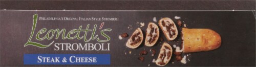 Leonetti's Steak & Cheese Stromboli Perspective: top